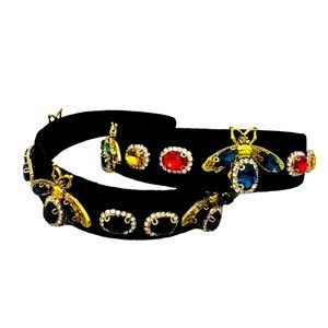 Bee rhimestones headband